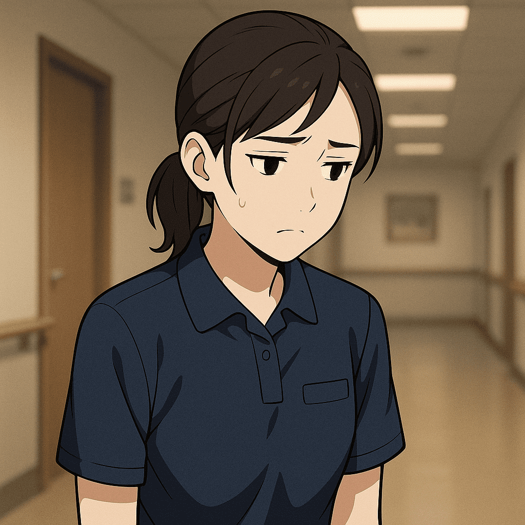 困っているしずく
