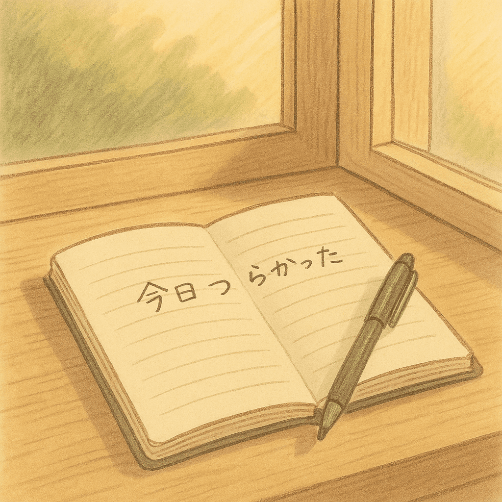 今日つらかった